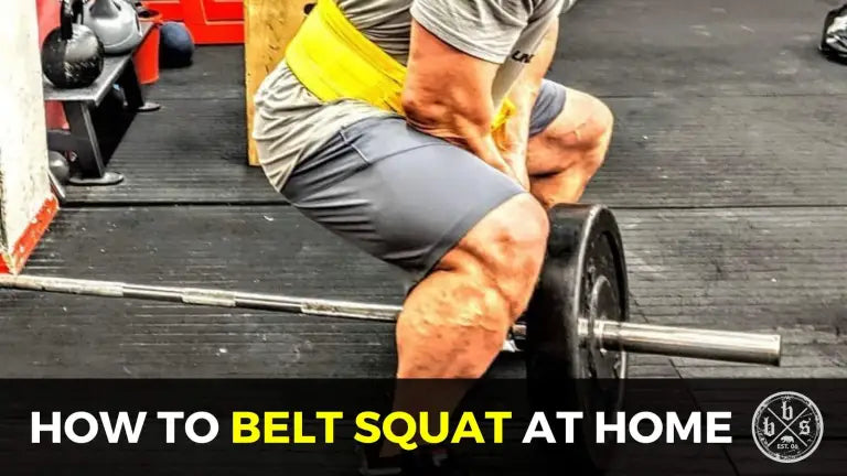 How to Belt Squat At Home