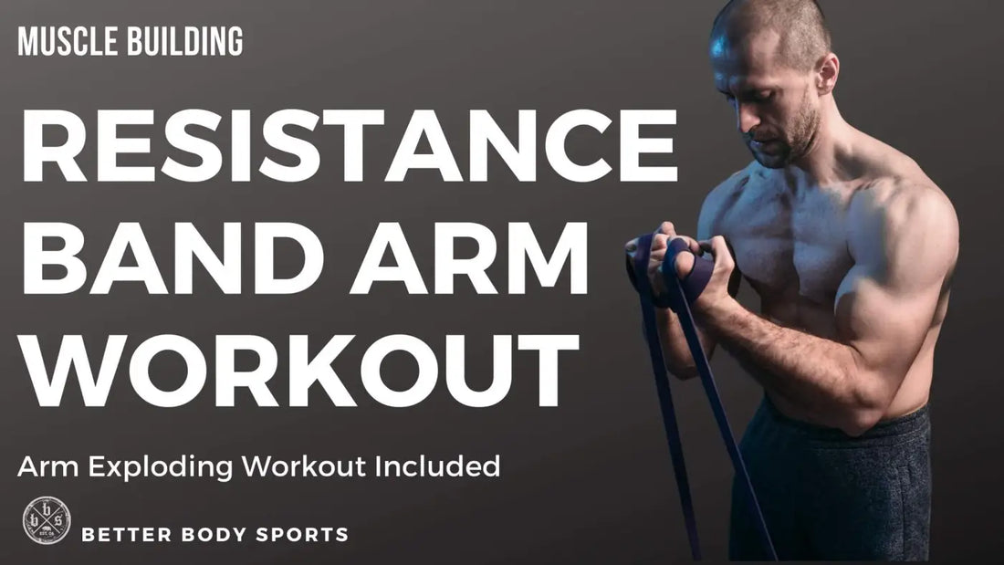 Muscle Building Resistance Band Arm Workout