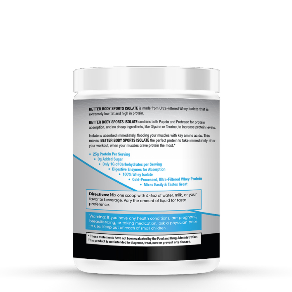 Whey Protein Isolate Powder (Unflavored)