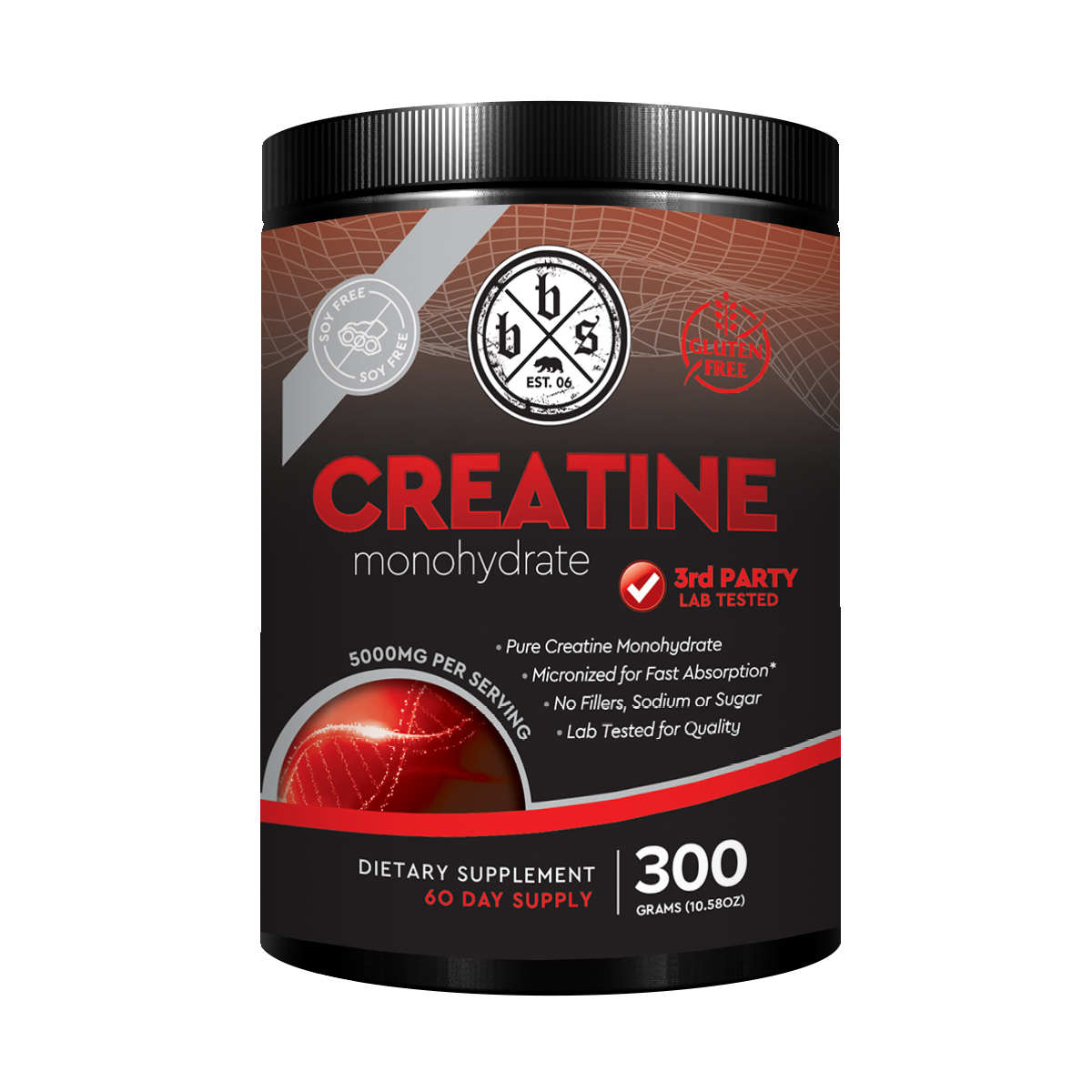 Creatine Monohydrate Powder - 300 Grams