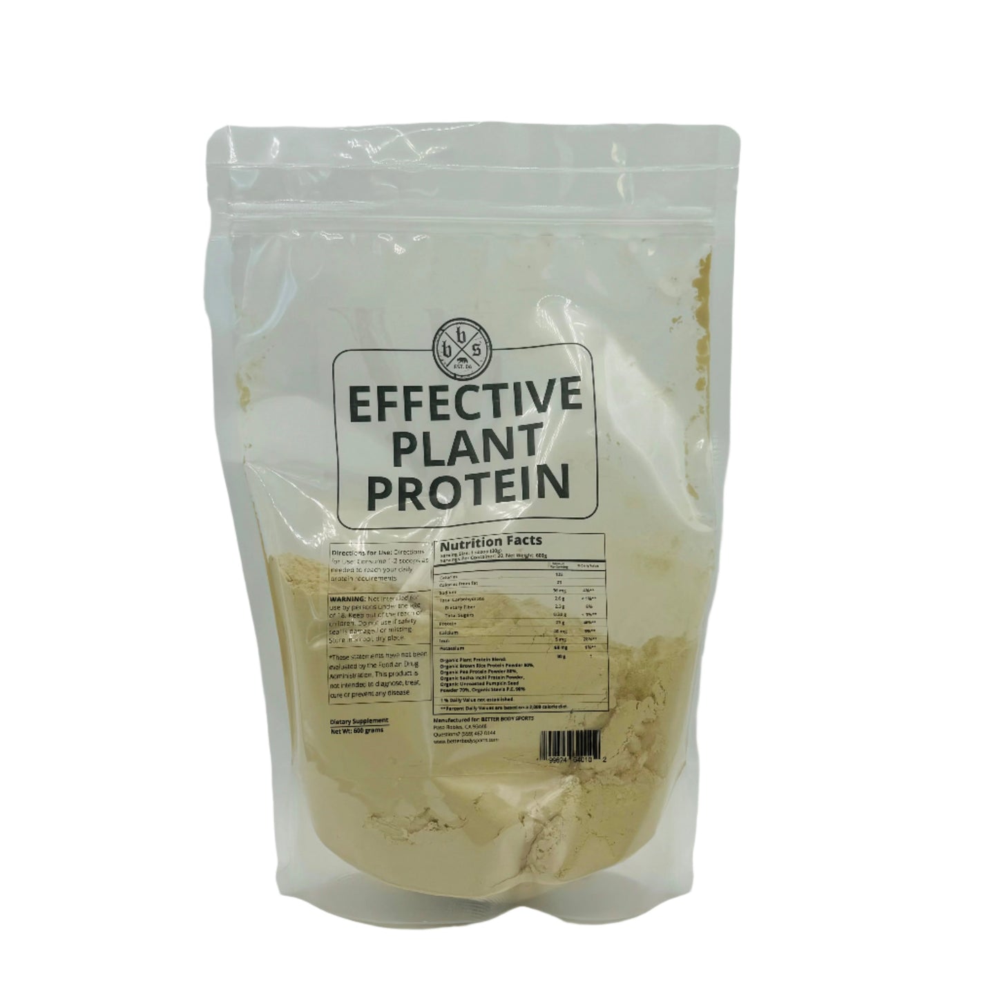 Effective Plant Protein (Unflavored)