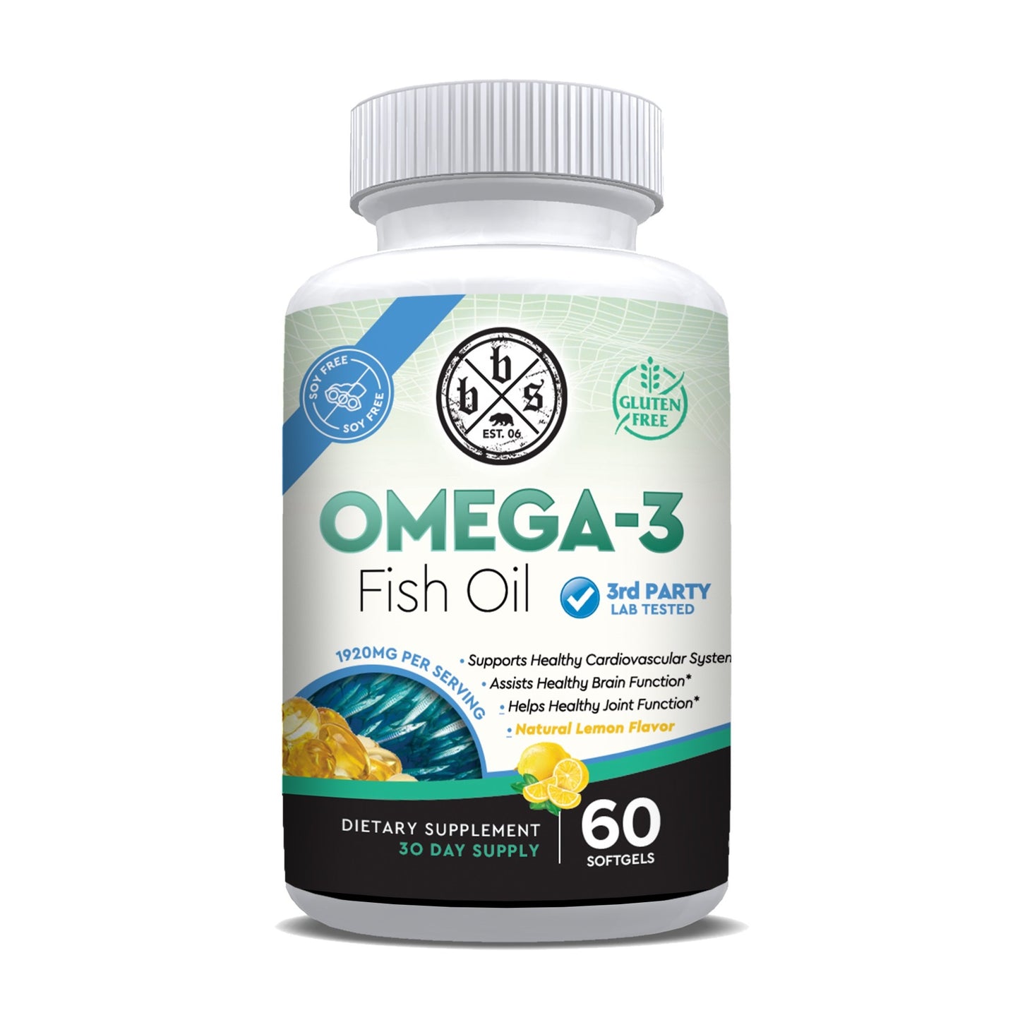 Omega 3 Fish Oil - Lemon Flavor