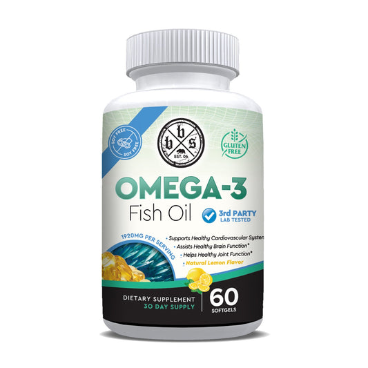 Omega 3 Fish Oil - Lemon Flavor