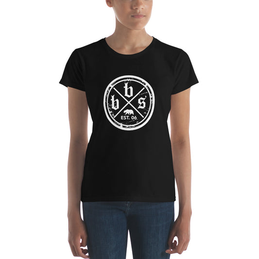 BBS Women's T-Shirt - White Shield