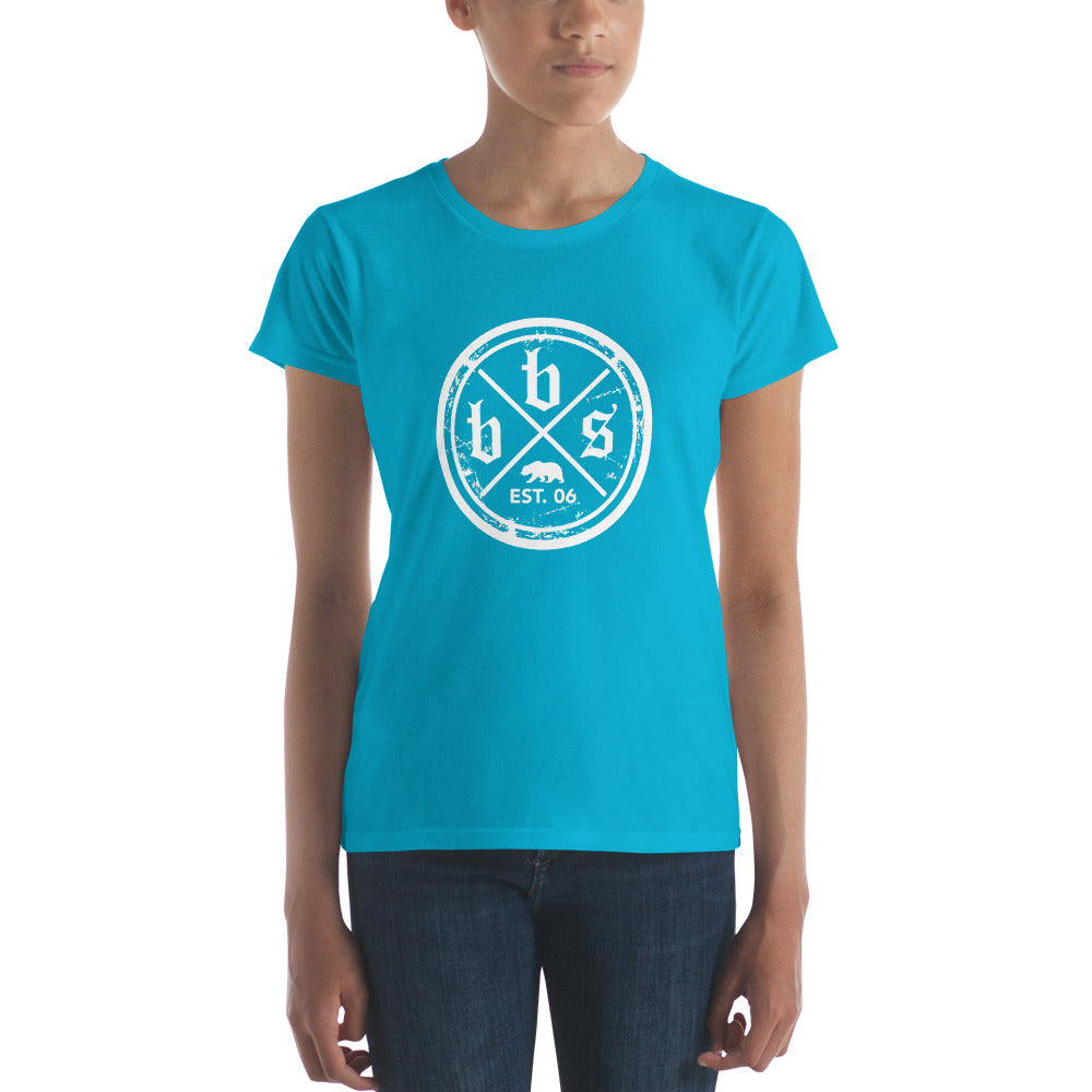 BBS Women's T-Shirt - White Shield