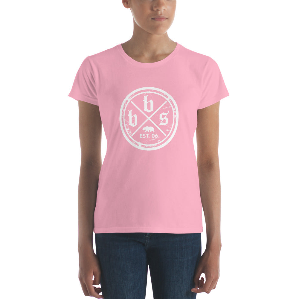 BBS Women's T-Shirt - White Shield