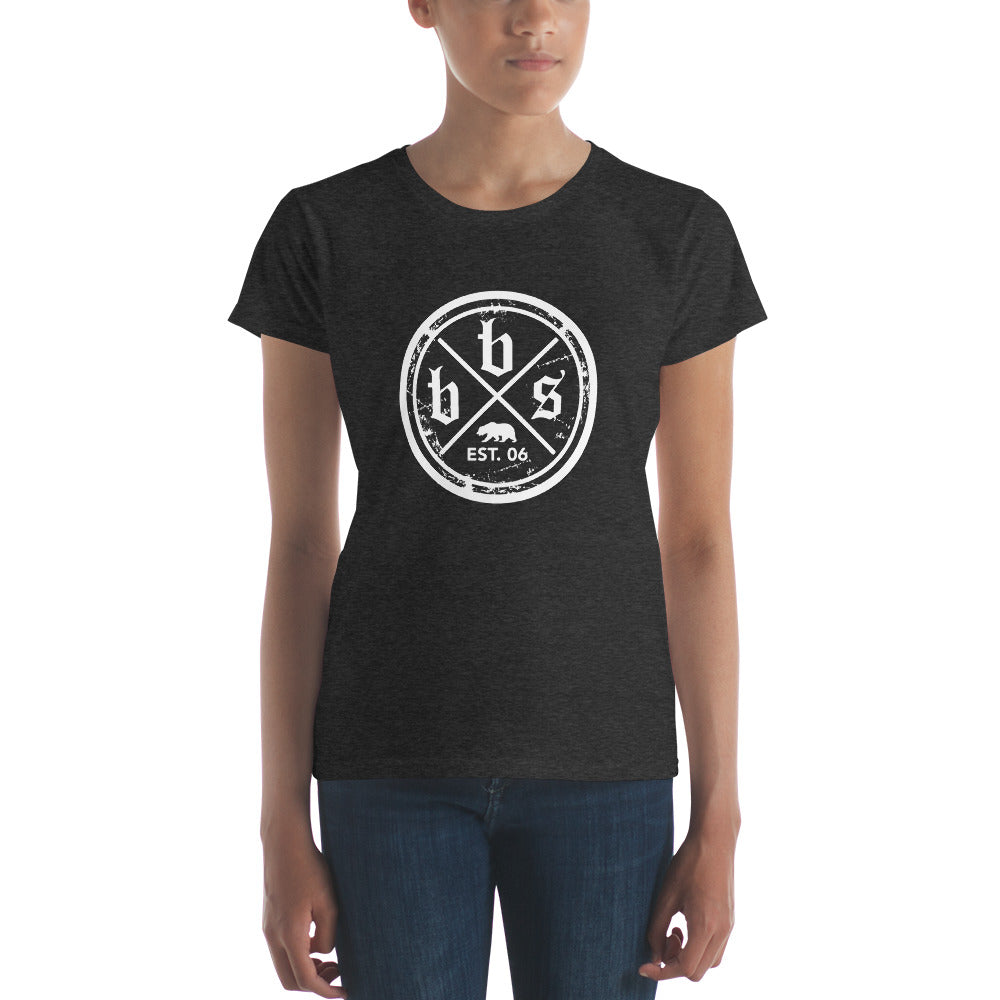 BBS Women's T-Shirt - White Shield