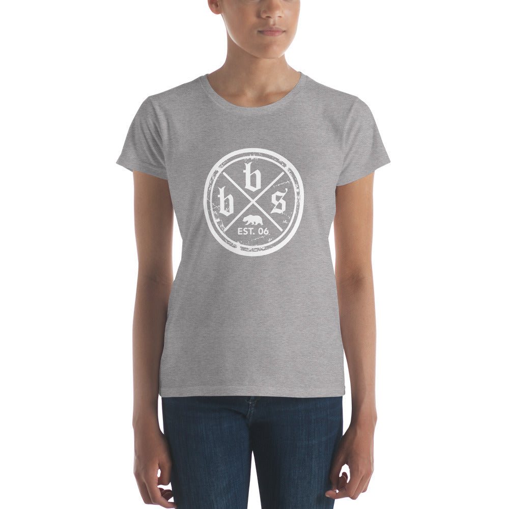 BBS Women's T-Shirt - White Shield